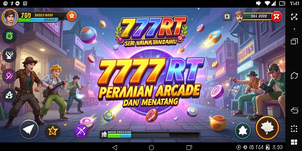 Screenshot gameplay 777RT menampilkan aksi seru dan tantangan yang mendebarkan.