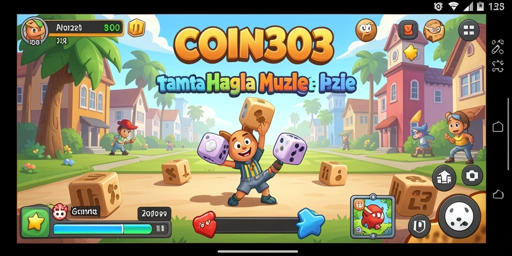 Gameplay seru dan menantang di COIN303 Puzzle.