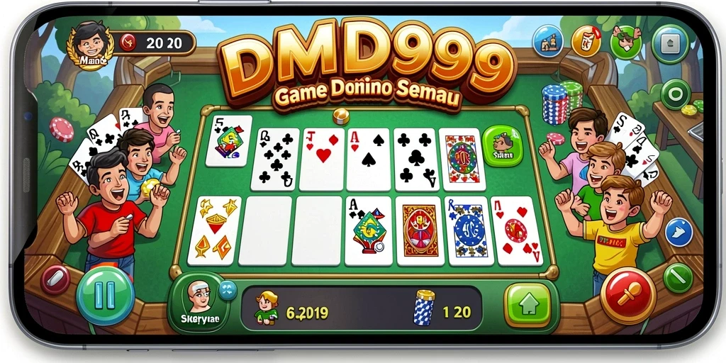 Tampilan gameplay menarik dari DMD999 yang memanjakan mata.