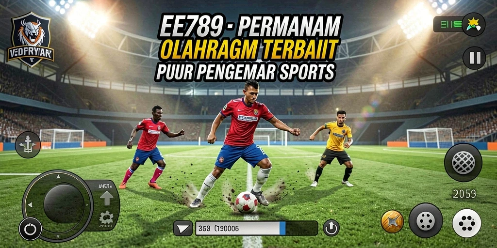 Screenshot gameplay <strong>EE789</strong> menampilkan aksi seru dalam pertandingan olahraga.