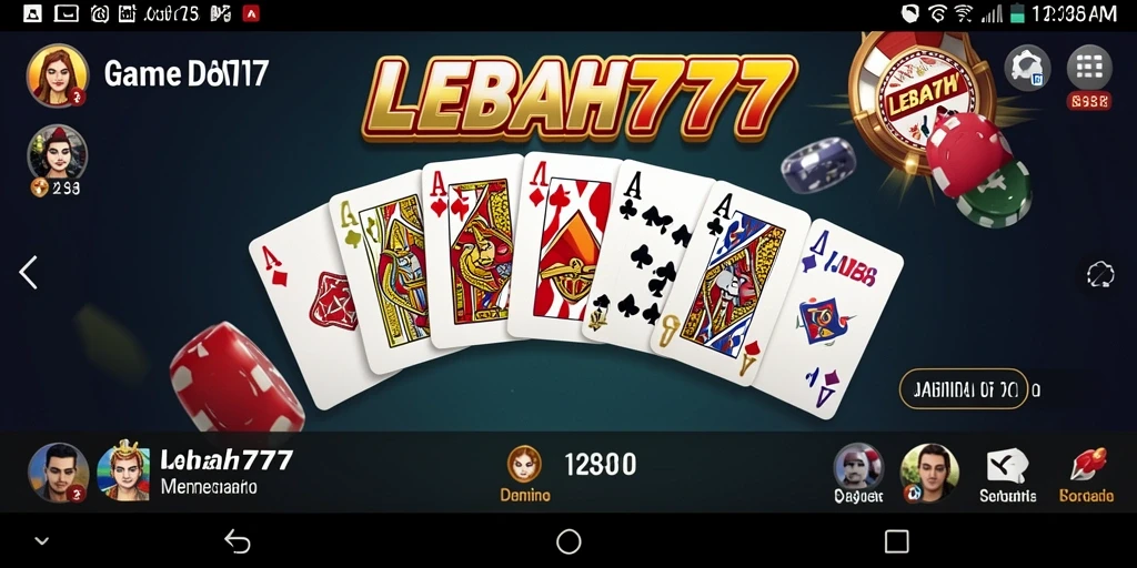 Screenshot gameplay menarik dari LEBAH777 dengan tampilan Domino.