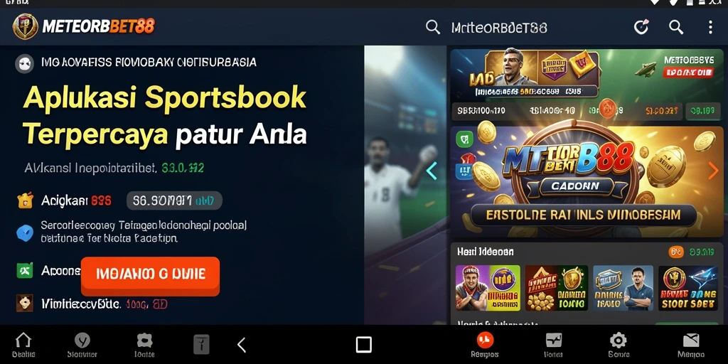 Screenshot utama METEORBET88 menunjukkan aksi taruhan live yang mendebarkan.