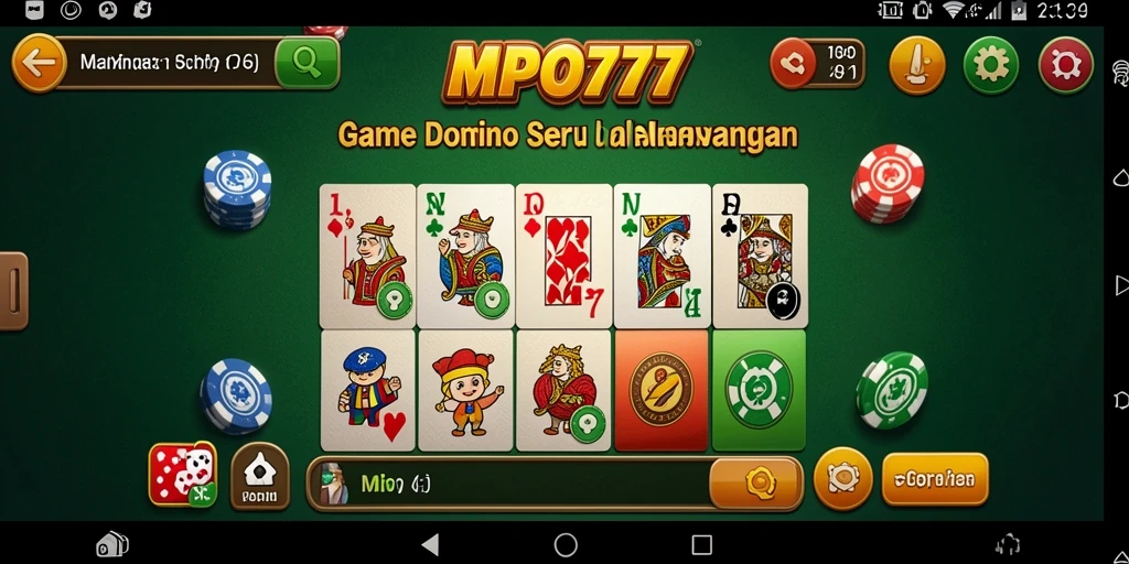 Gameplay seru dari MPO777 dengan grafik menarik dalam permainan Domino.