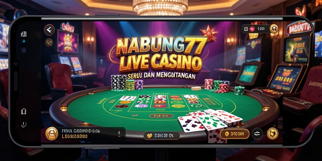 Tampilan gameplay Live Casino yang menawan dan interaktif.