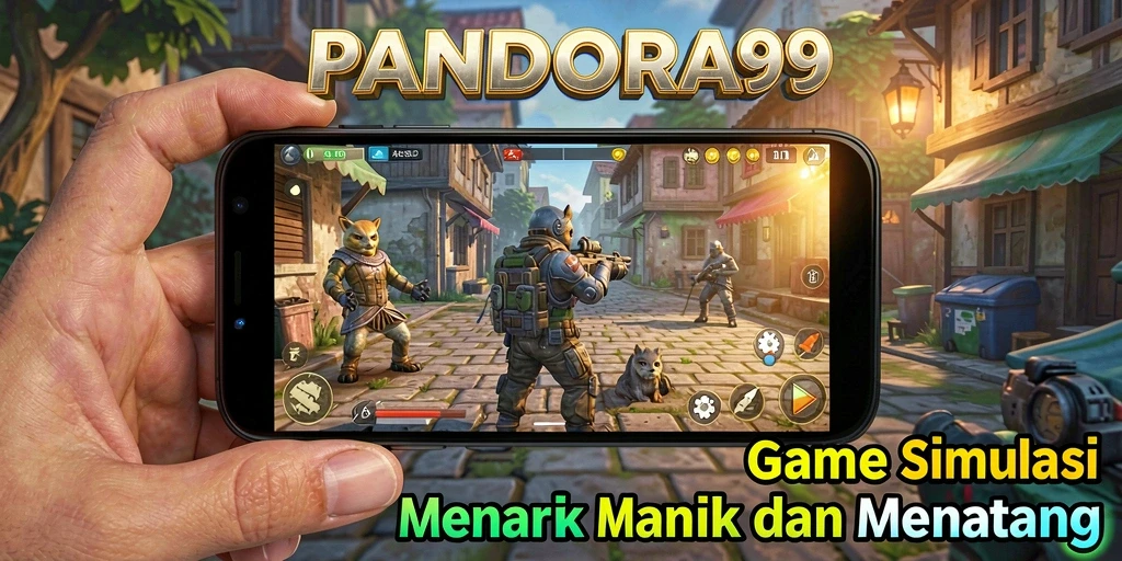 Screenshot PANDORA99 menampilkan gameplay simulasi yang mendebarkan.