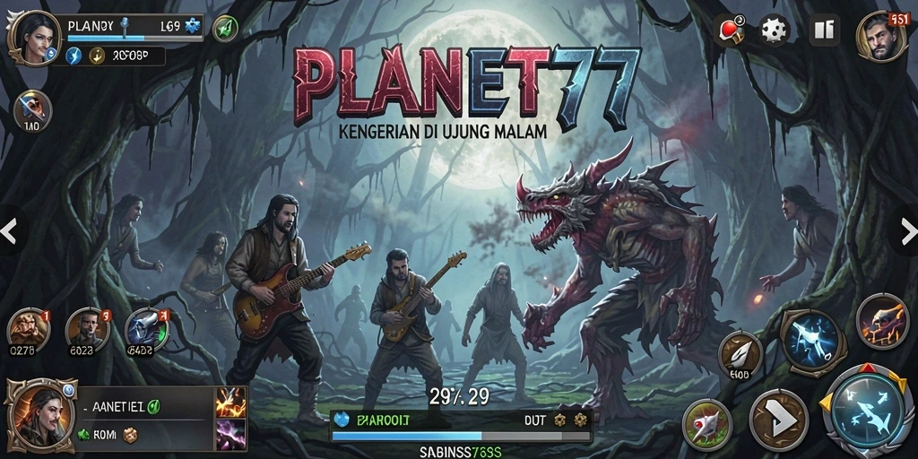 Tampilan gameplay HOROR yang menegangkan dan penuh kengerian.