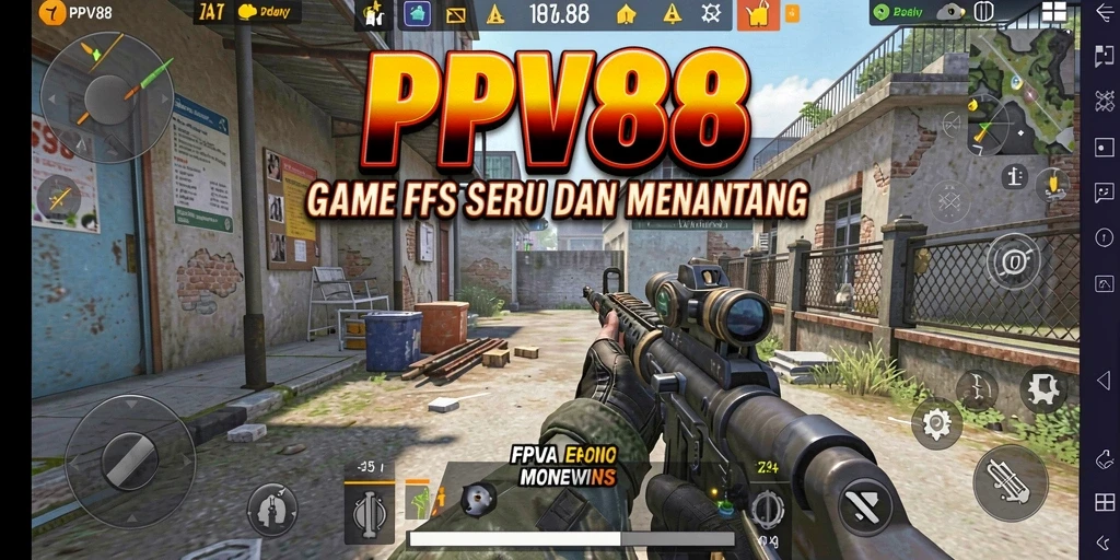 Tampilan screenshot utama PPV88 menampilkan aksi tembak-menembak mendebarkan.