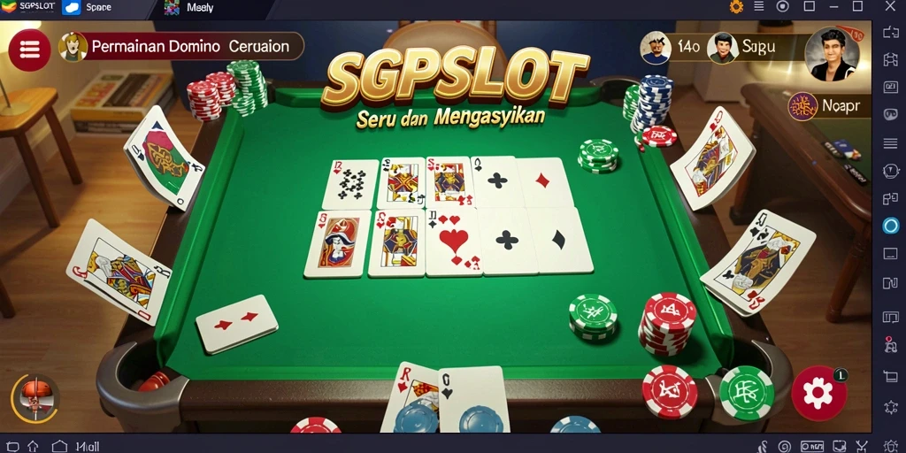 Gameplay seru di SGPSLOT menampilkan aksi domino yang mendebarkan.