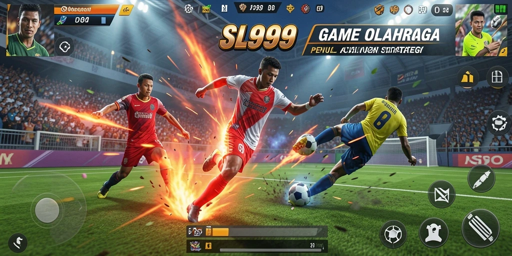 Menampilkan aksi seru dari gameplay SL999 yang penuh tantangan.