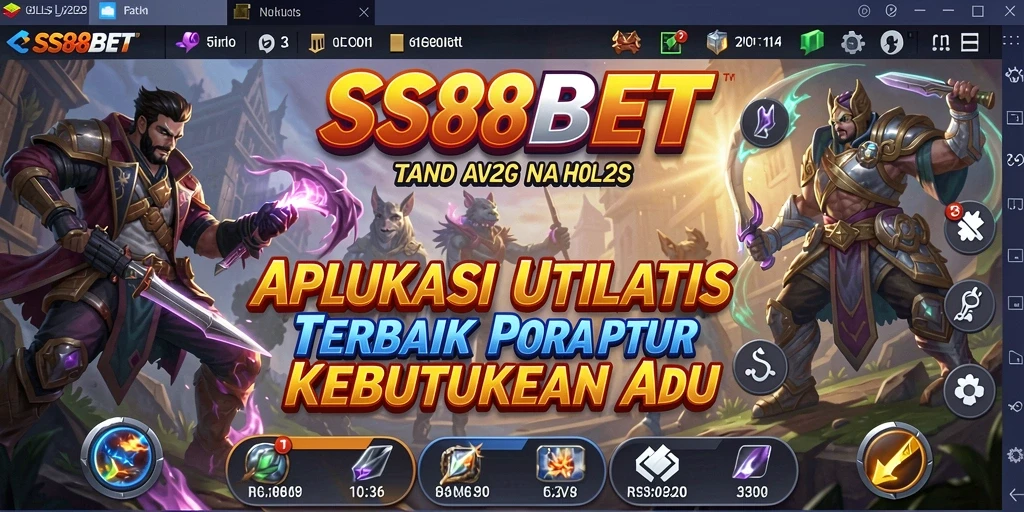 Tampilan antarmuka SS88BET yang intuitif dan fungsional.