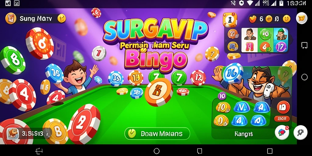 Tampilan gameplay SERGAVIP yang seru dan interaktif dalam permainan Bingo.