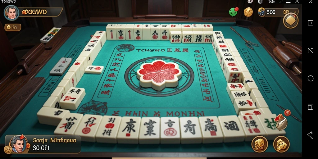 Tampilan gameplay seru dalam TONGWD yang menggugah semangat Mahjong.